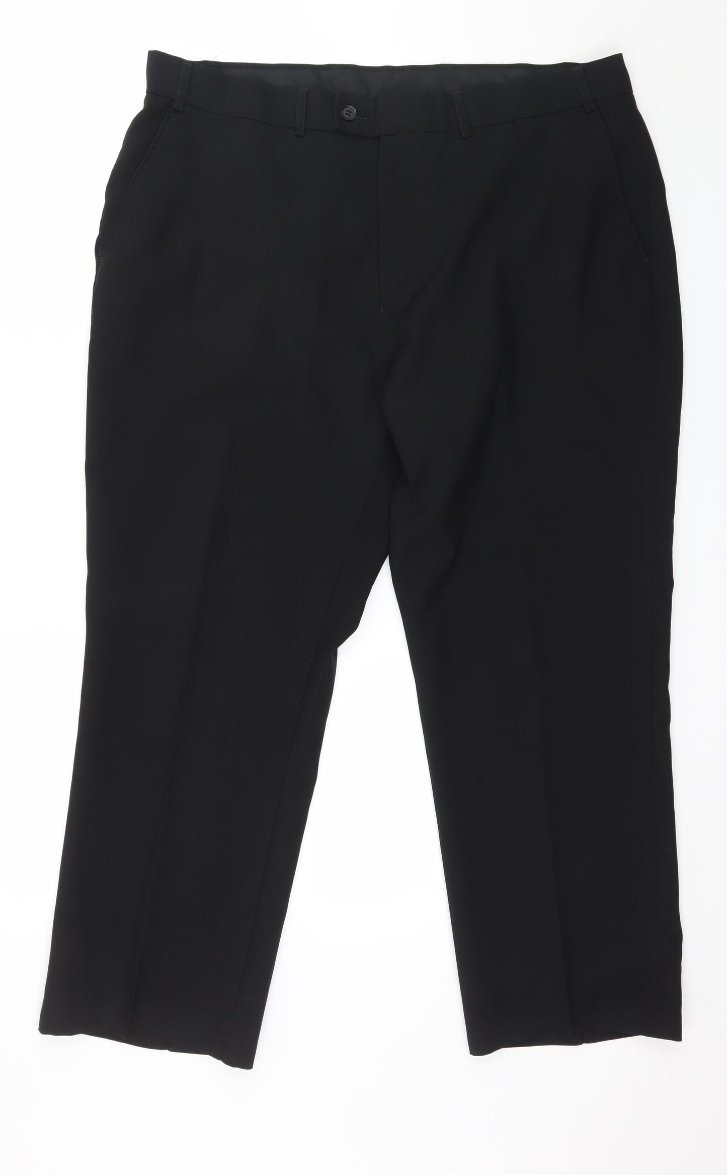 George Mens Black   Trousers  Size 38 in L31 in
