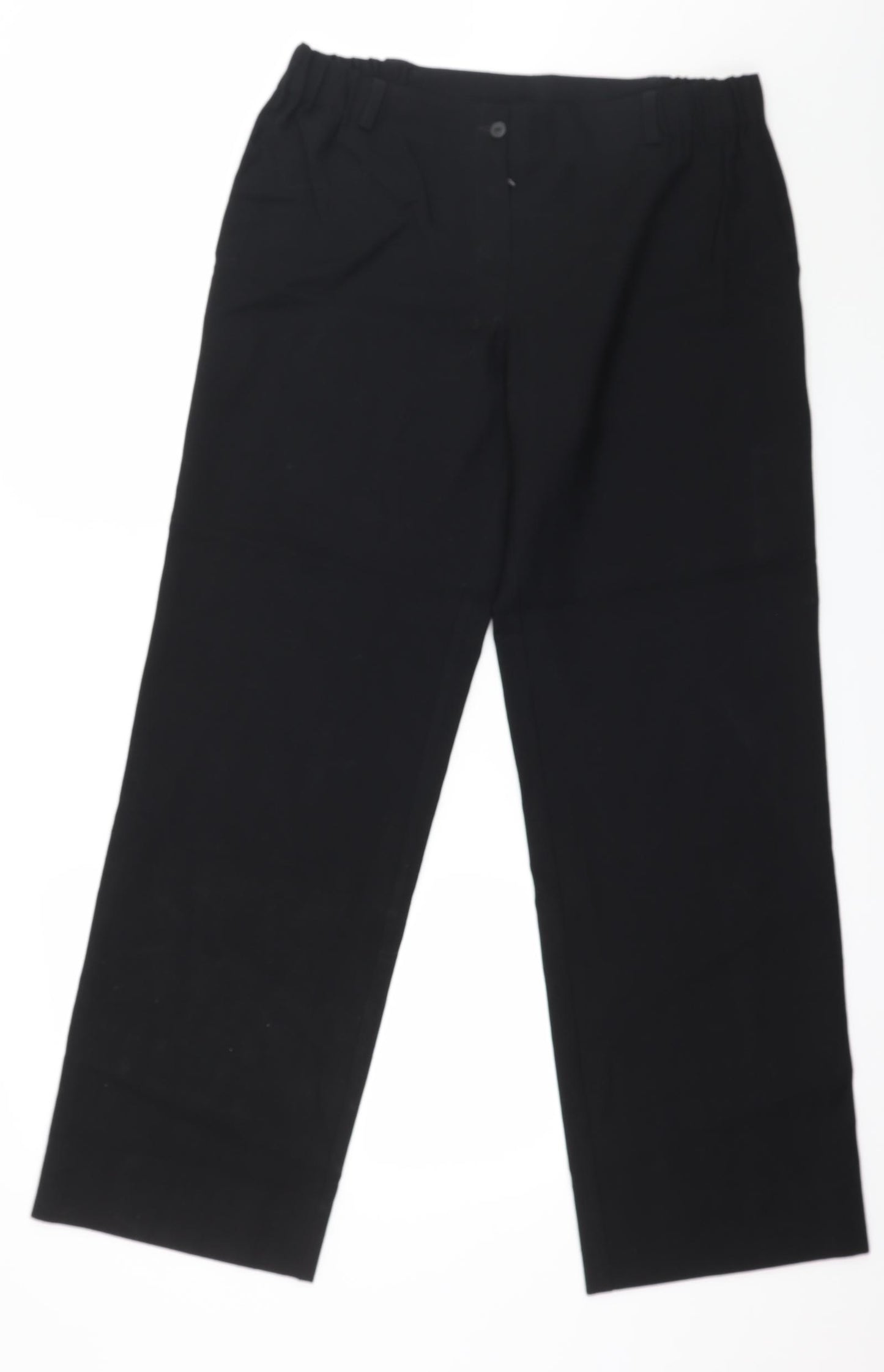 TUTTA NATURA Womens Black   Trousers  Size L L32 in