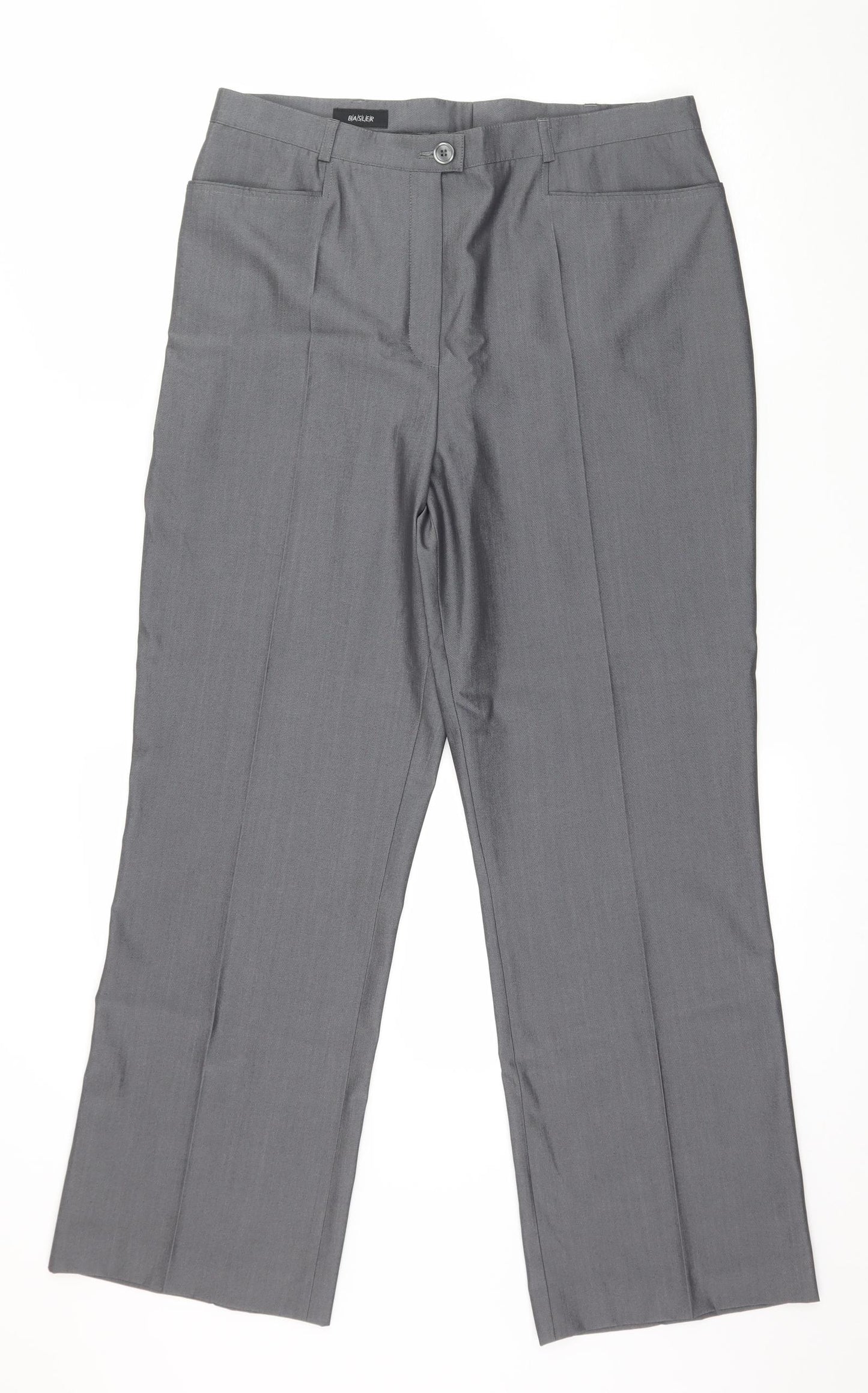 Basler Womens Grey   Trousers  Size 12 L29 in
