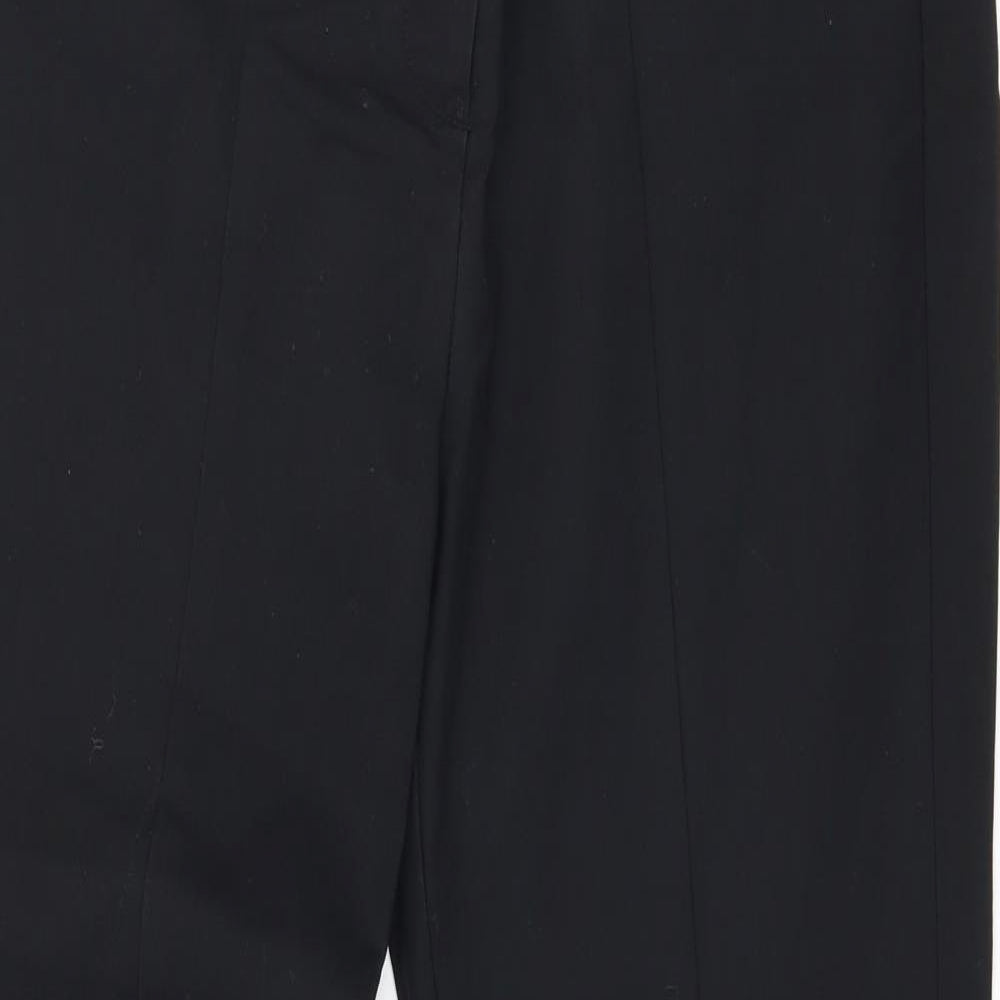 F&F Womens Black   Trousers  Size 12 L27 in