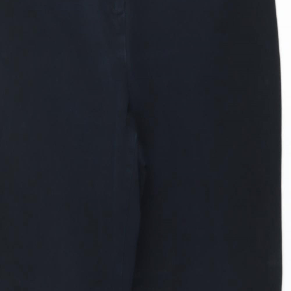 Marks and Spencer Womens Black  Denim Straight Jeans Size 14 L28 in