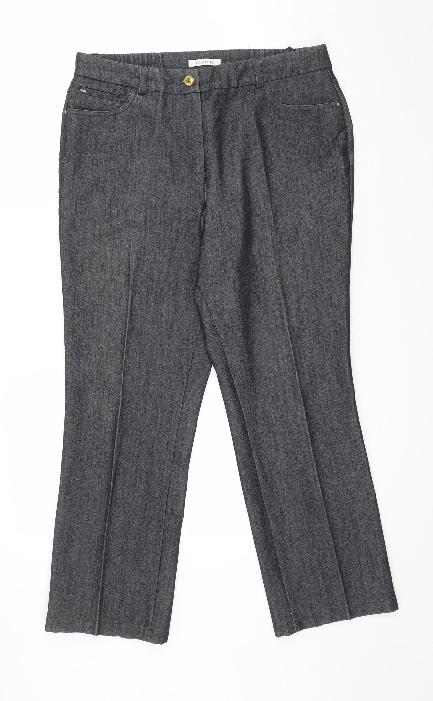 Marks and Spencer Womens Brown   Trousers  Size 12 L27 in