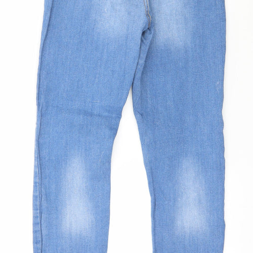 Denim & Co. Womens Blue  Denim Skinny Jeans Size 12 L28 in