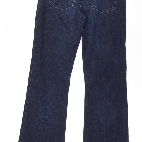Marks and Spencer# Womens Blue  Denim Straight Jeans Size 8 L29 in