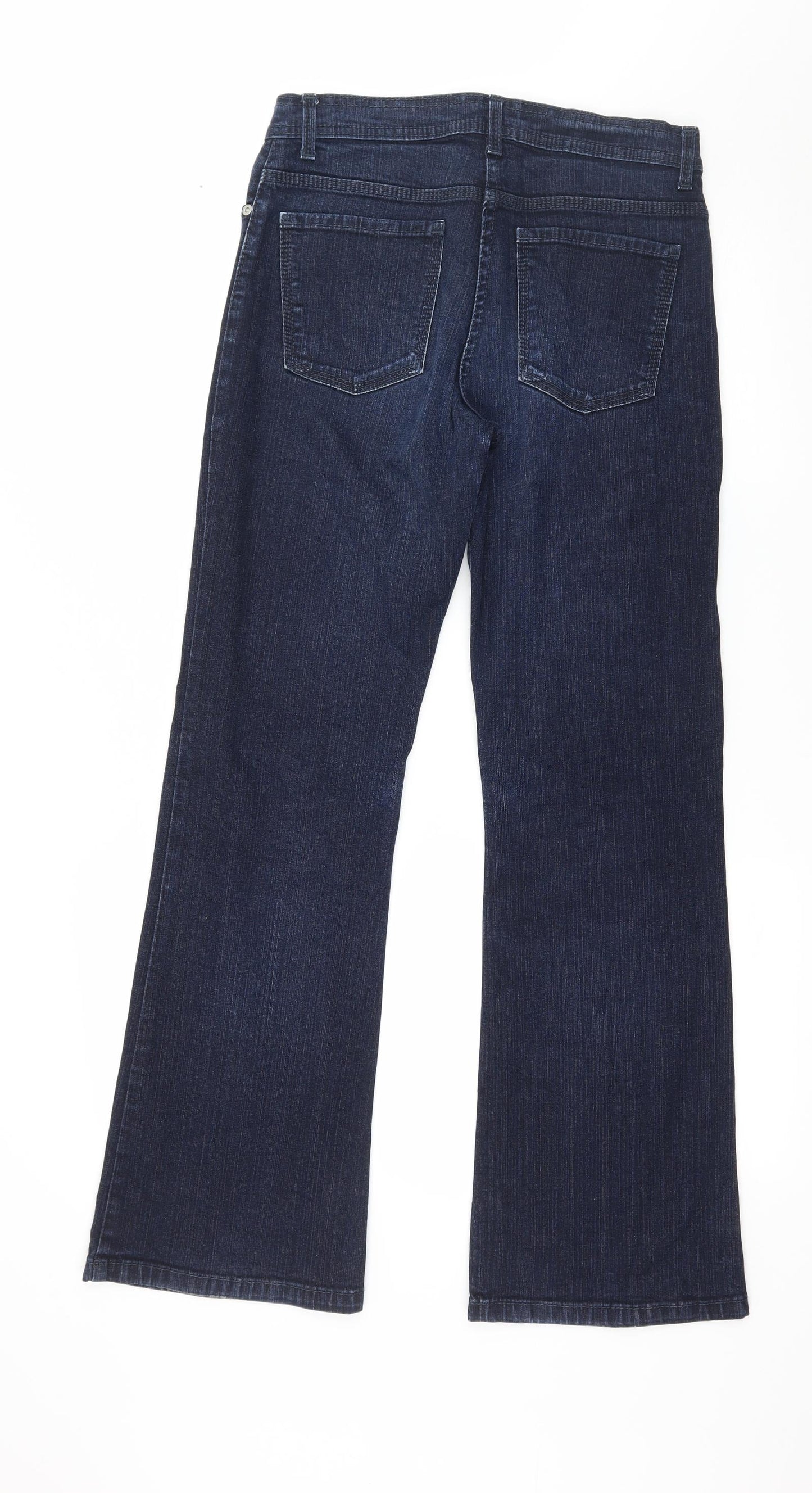 Marks and Spencer# Womens Blue  Denim Straight Jeans Size 8 L29 in