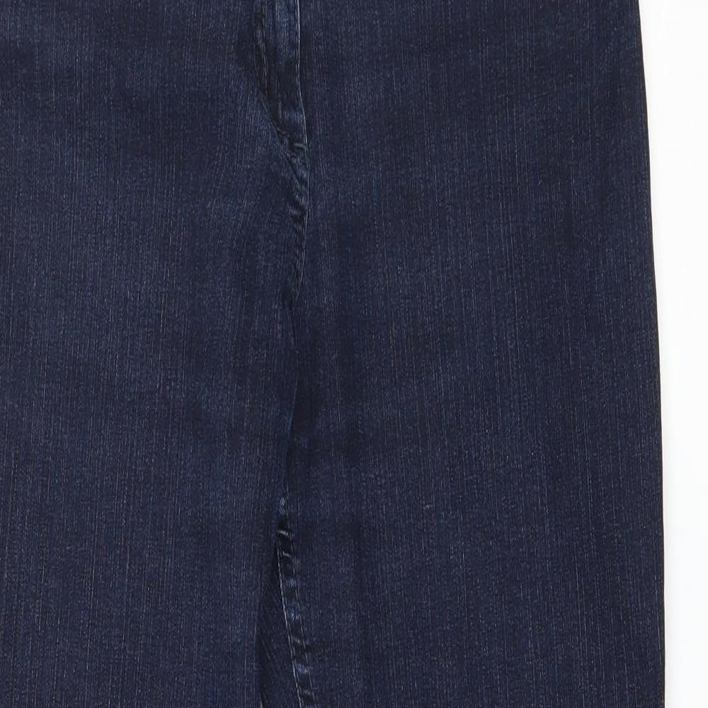 Marks and Spencer# Womens Blue  Denim Straight Jeans Size 8 L29 in