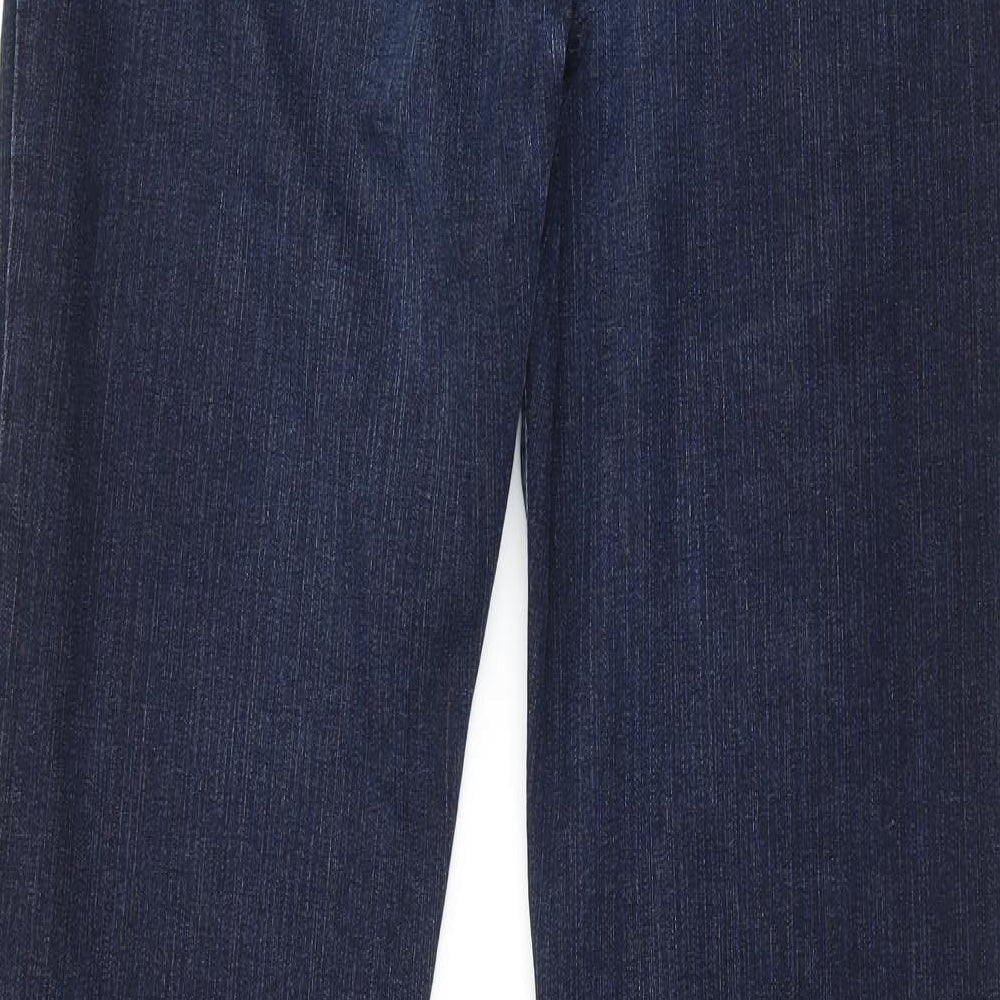 Marks and Spencer# Womens Blue  Denim Straight Jeans Size 8 L29 in
