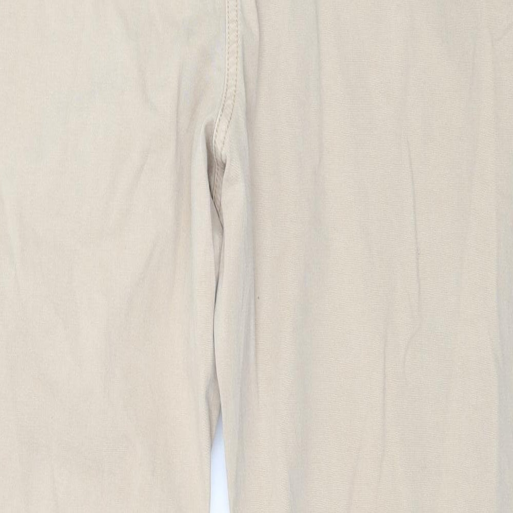 NEXT Womens Brown   Chino Trousers Size 16 L26 in