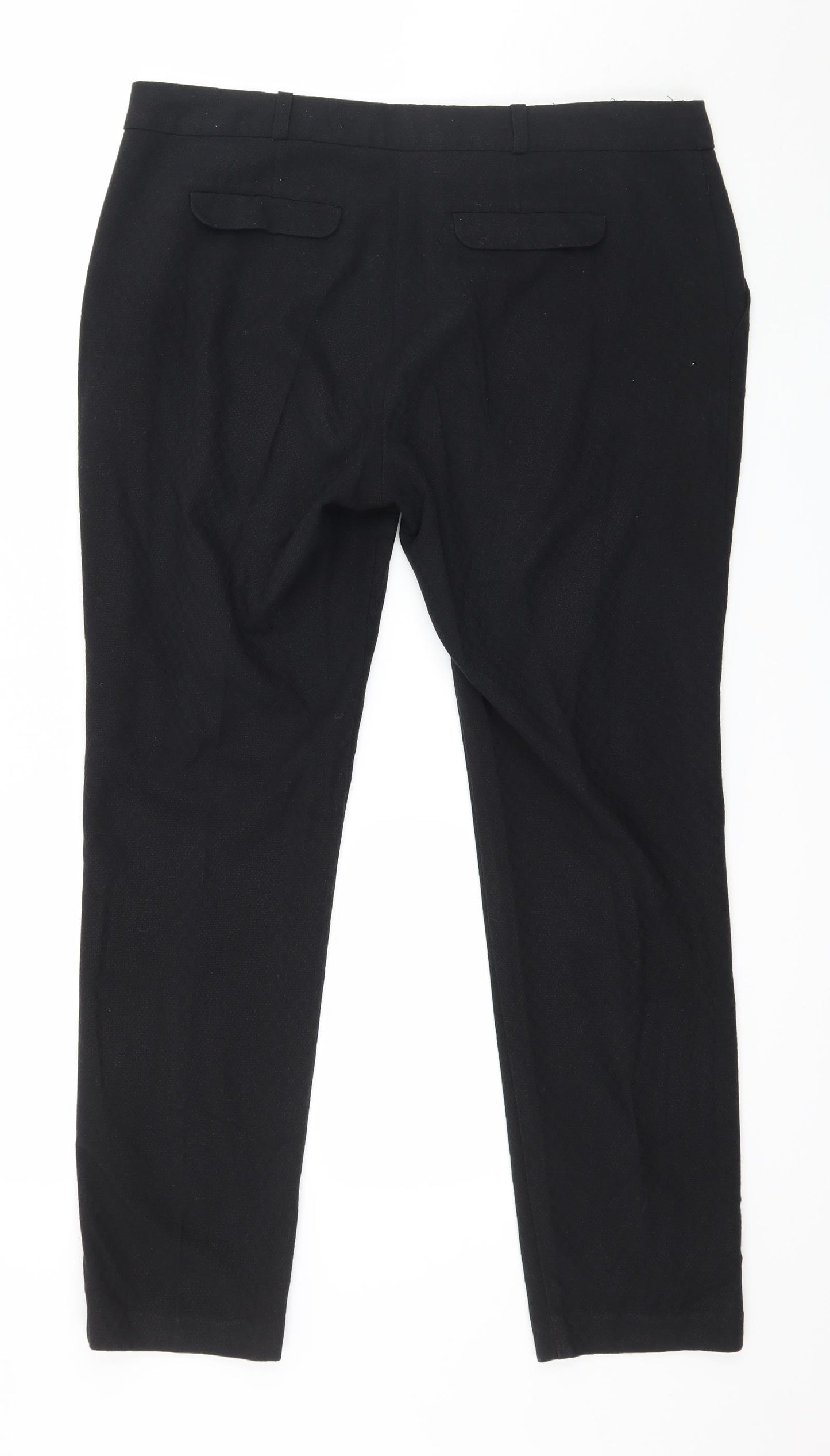 NEXT Womens Black   Trousers  Size 14 L28 in