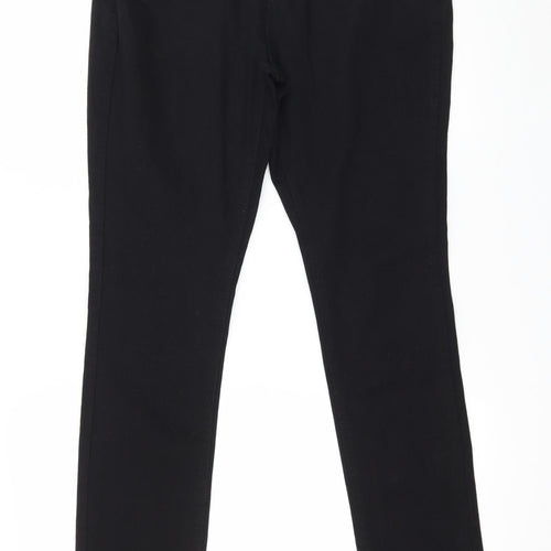 Preworn Womens Black  Denim Skinny Jeans Size 36 in L35 in