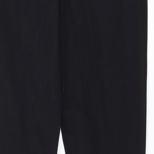 Preworn Womens Black  Denim Skinny Jeans Size 36 in L35 in