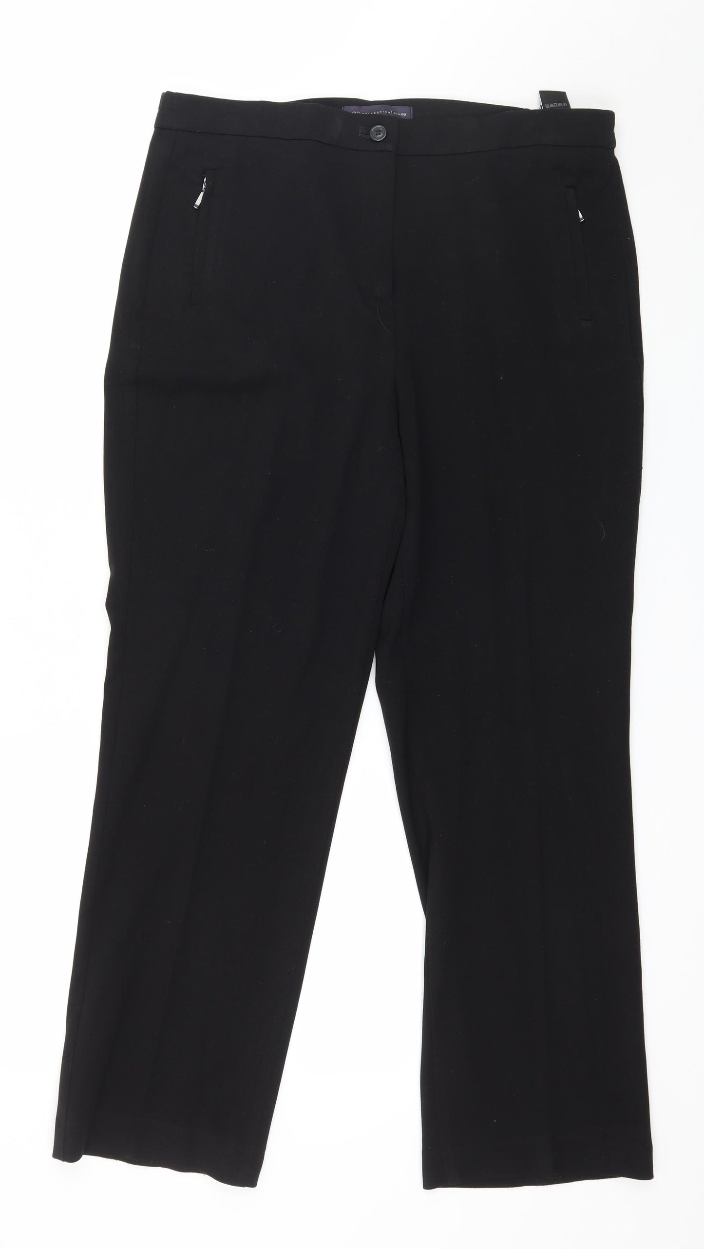 Marks and Spencer Womens Black   Trousers  Size 12 L27 in