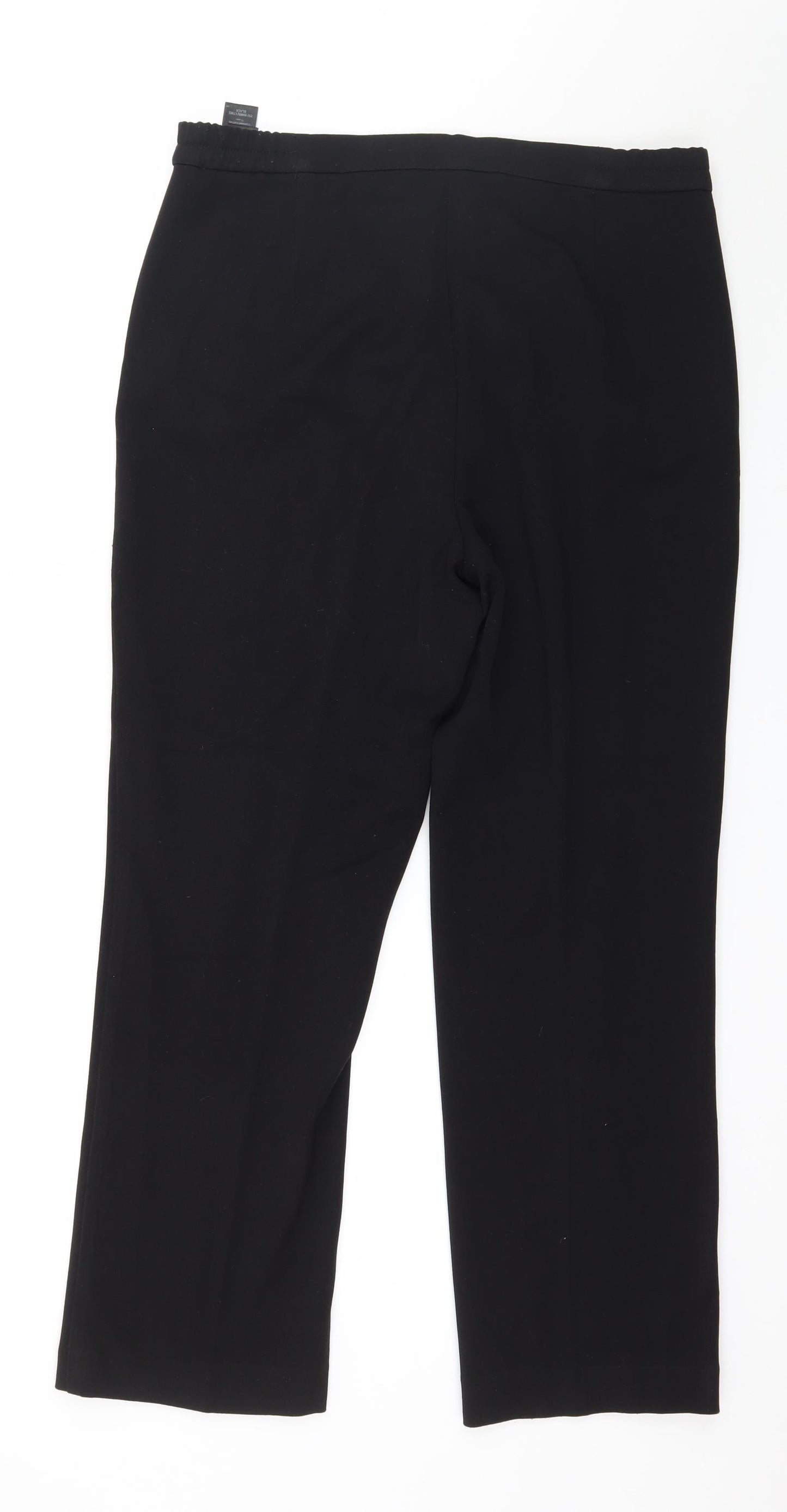 Marks and Spencer Womens Black   Trousers  Size 12 L27 in
