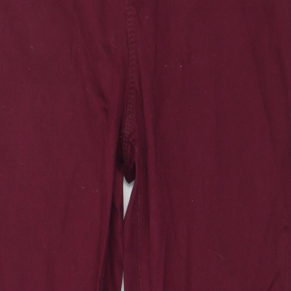 Denim & Co. Womens Purple  Denim Skinny Jeans Size 12 L27 in