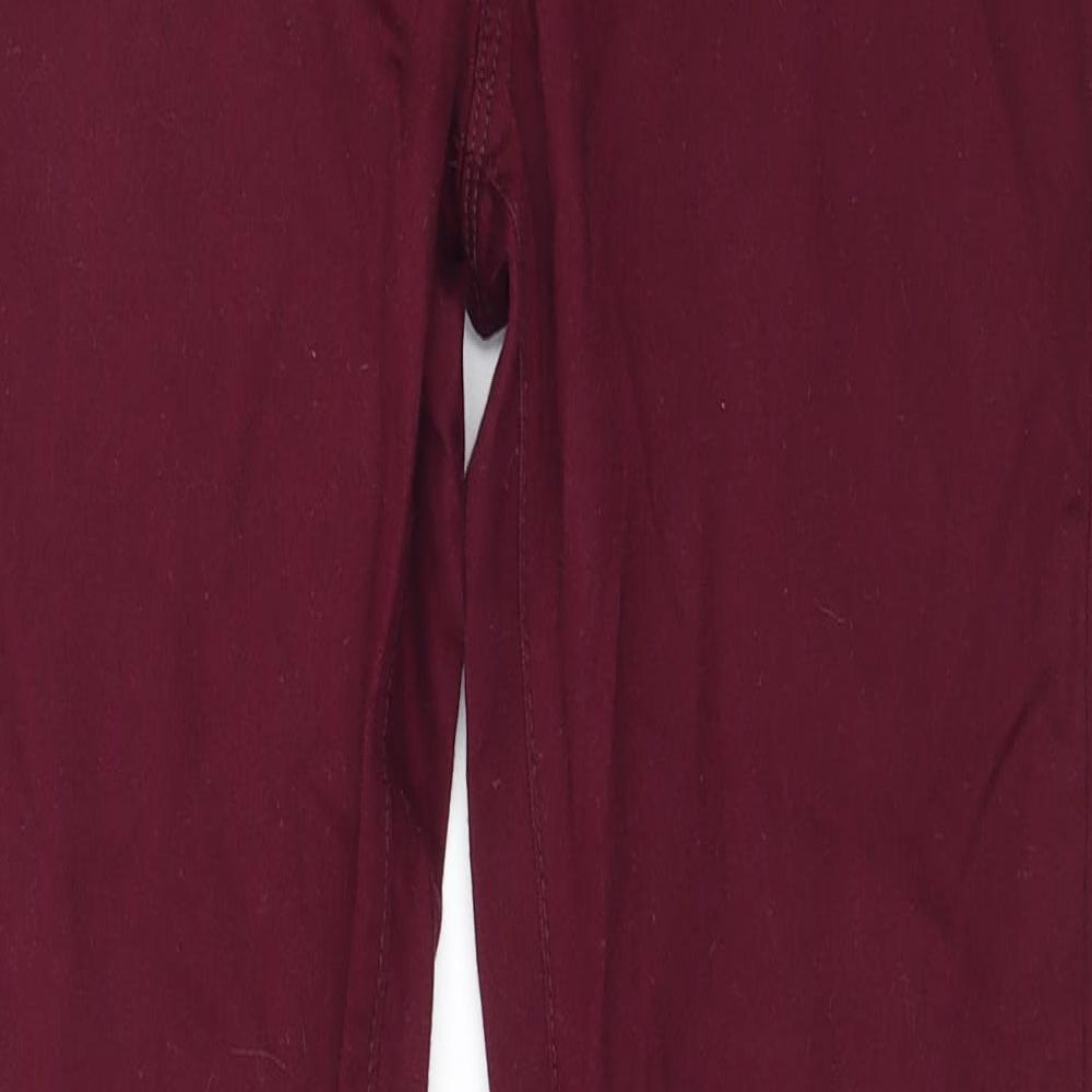 Denim & Co. Womens Purple  Denim Skinny Jeans Size 12 L27 in
