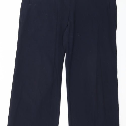 Marks and Spencer Womens Blue   Trousers  Size 14 L28 in