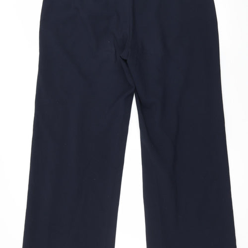 Marks and Spencer Womens Blue   Trousers  Size 14 L28 in