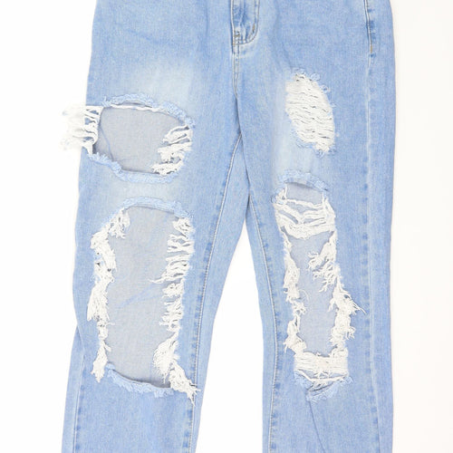 SheIn Womens Blue  Denim Mom Jeans Size S L29 in