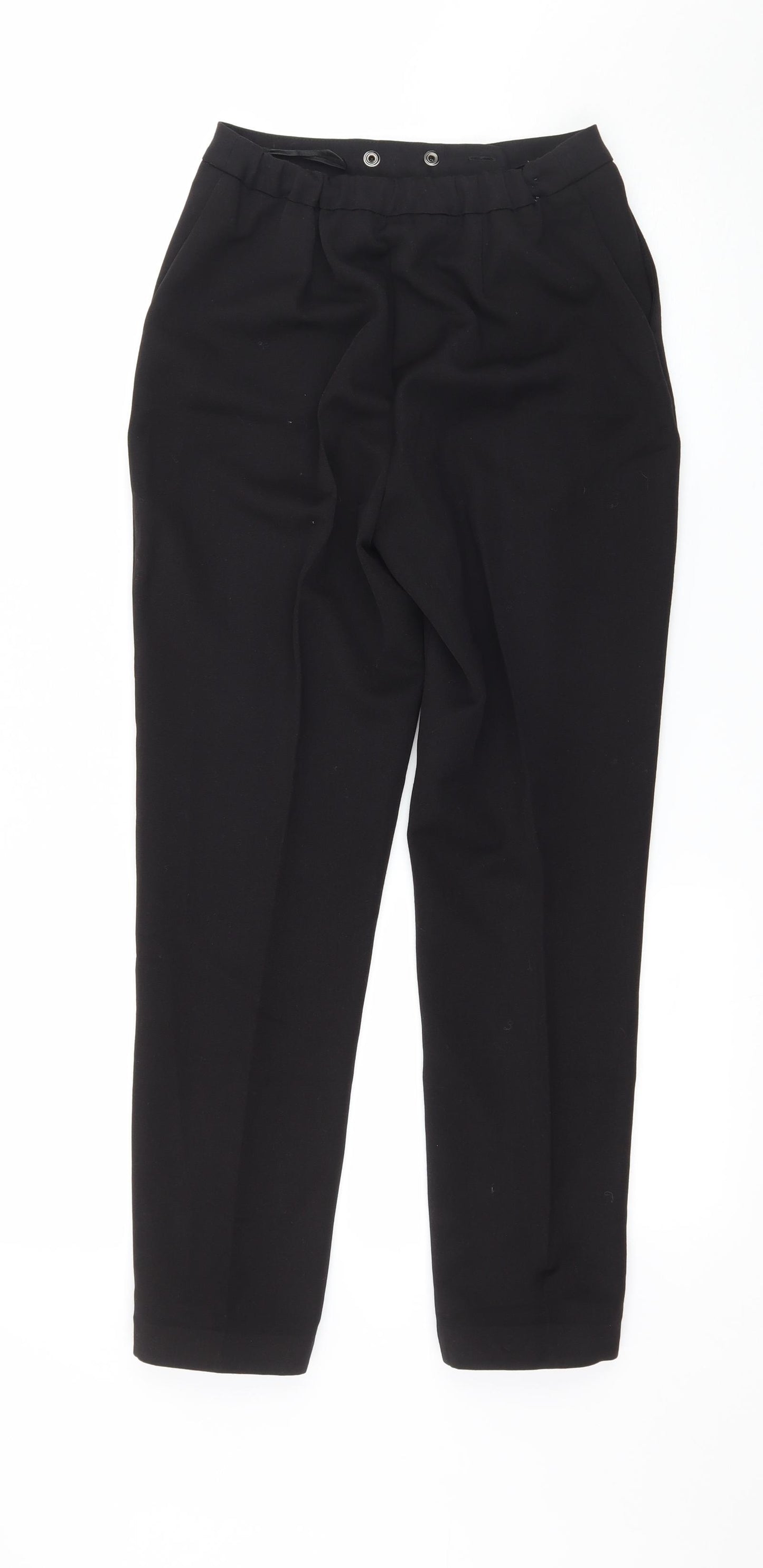 F&F Womens Black   Trousers  Size 6 L26 in