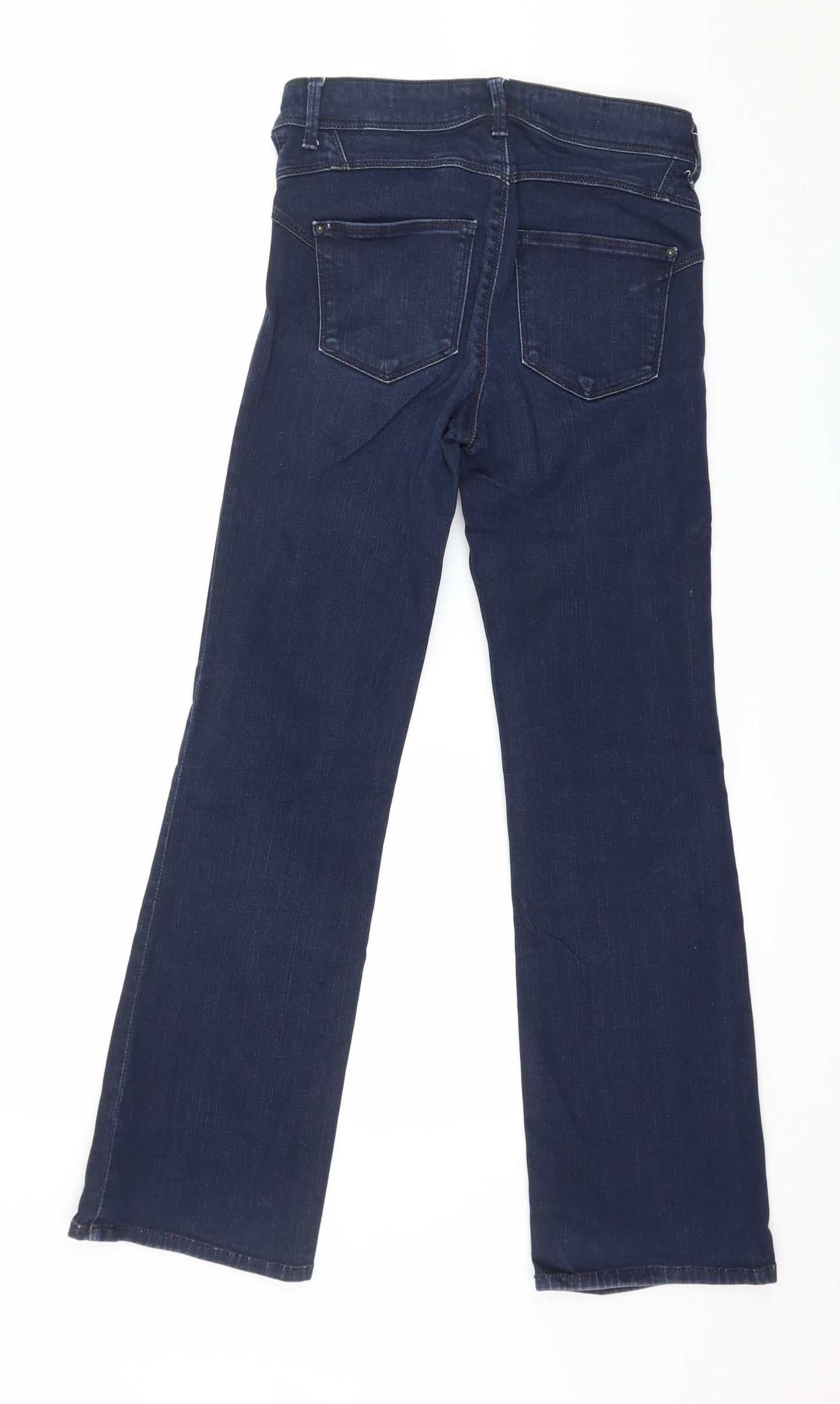 Marks and Spencer Womens Blue  Denim Bootcut Jeans Size 6 L28 in
