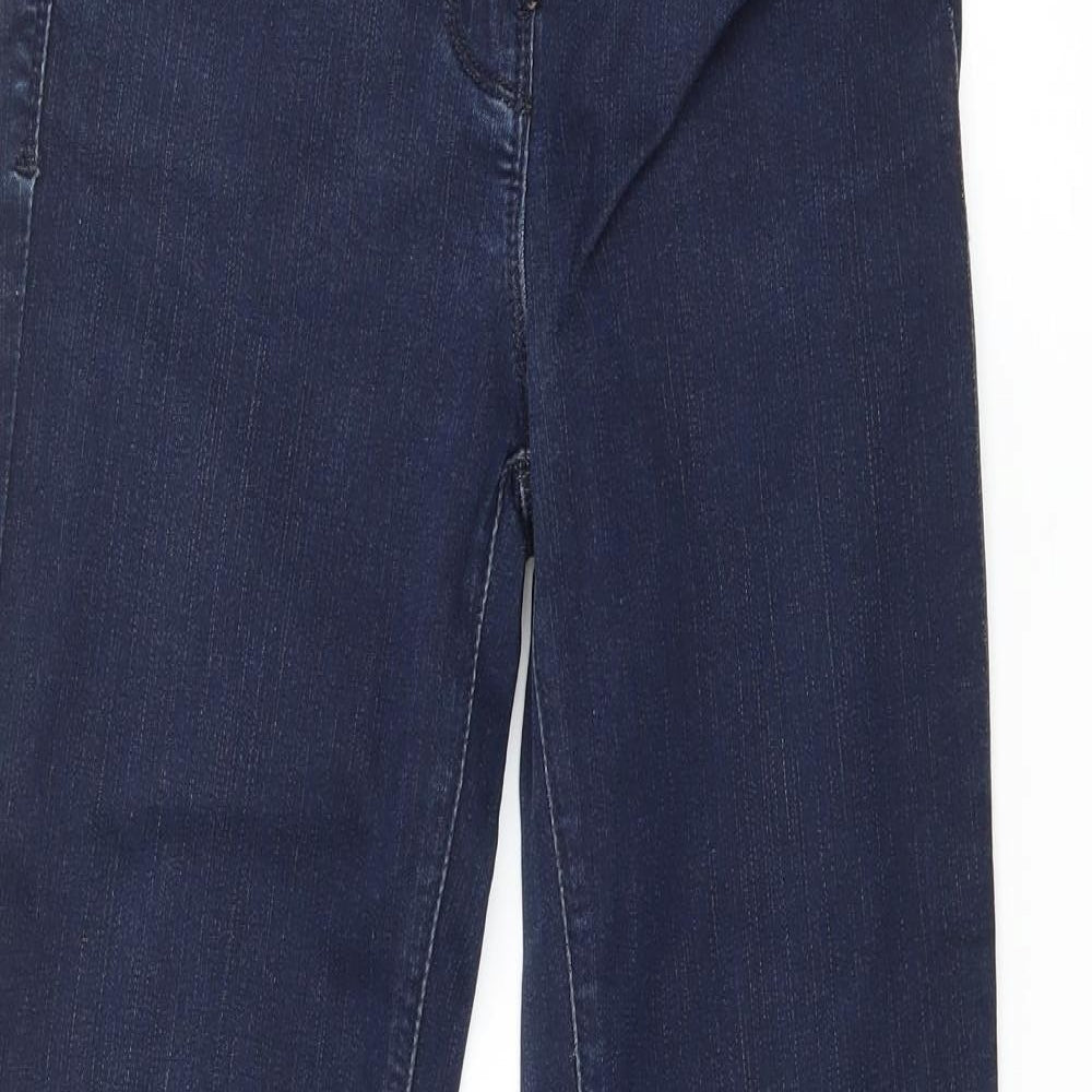 Marks and Spencer Womens Blue  Denim Bootcut Jeans Size 6 L28 in