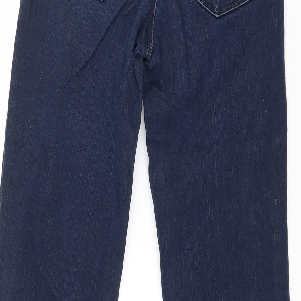 Marks and Spencer Womens Blue  Denim Bootcut Jeans Size 6 L28 in