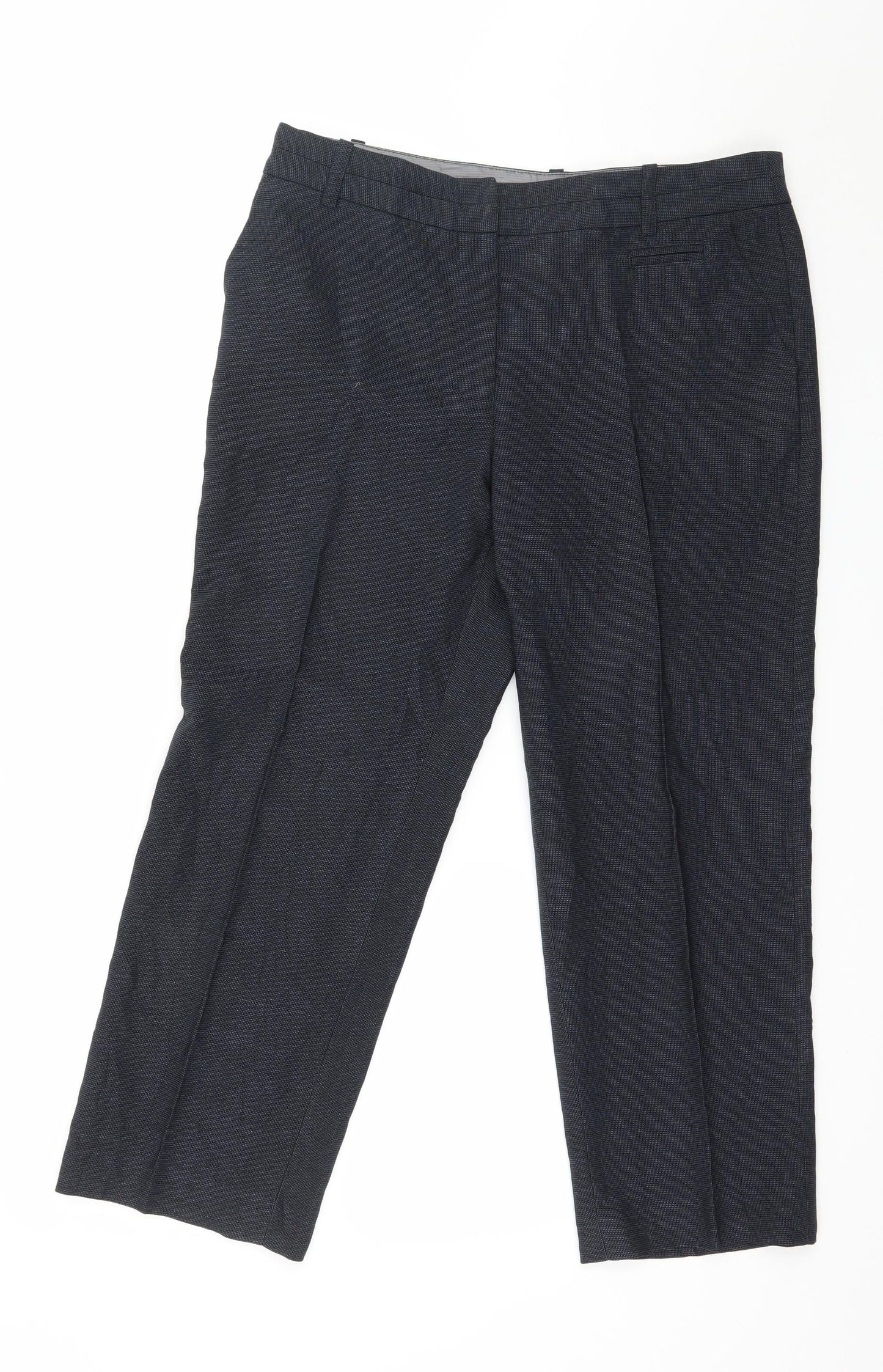 NEXT Womens Blue   Trousers  Size 10 L23 in