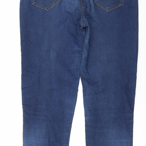 Denim & Co. Womens Blue  Denim Skinny Jeans Size 8 L26 in
