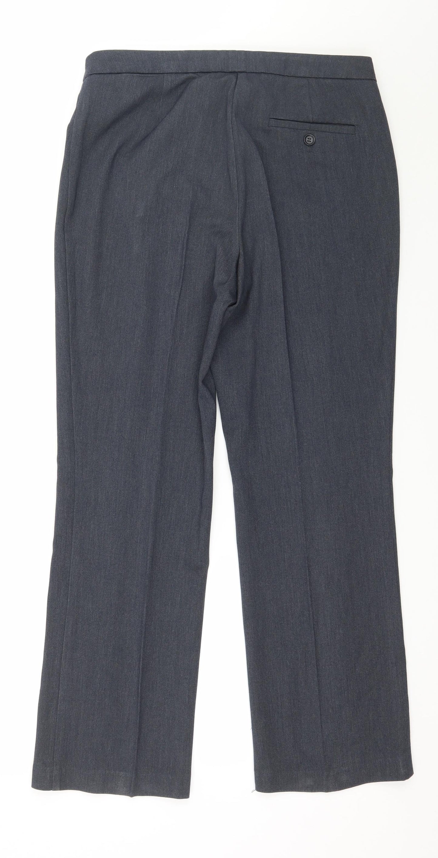 Marks and Spencer Womens Blue   Trousers  Size 12 L28 in