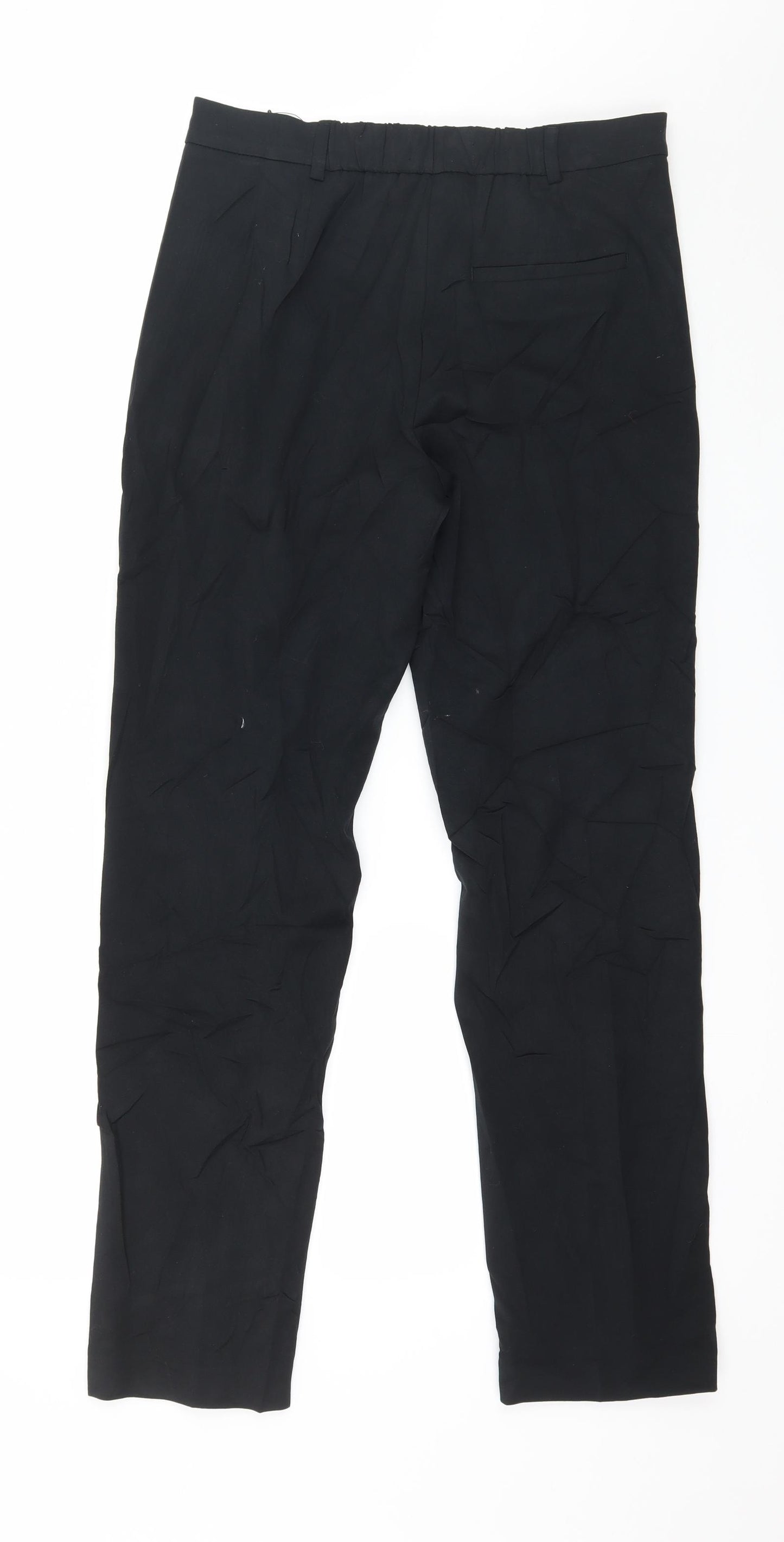 Marks and Spencer Womens Black   Trousers  Size 10 L30 in