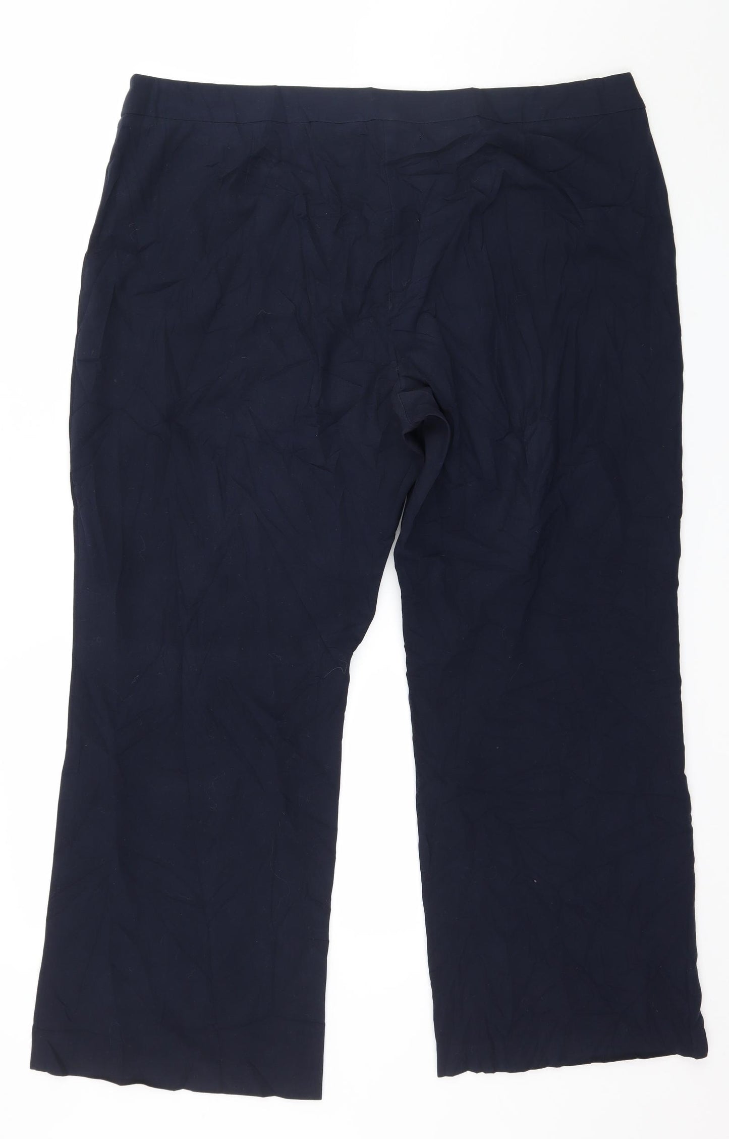 Marks and Spencer Womens Blue   Trousers  Size 20 L28 in