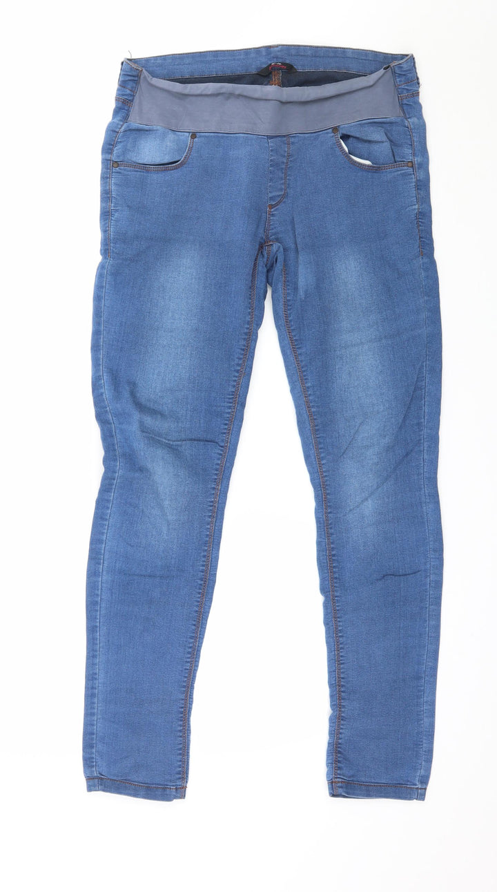 Evie Womens Blue  Denim Jegging Jeans Size 8 L28 in