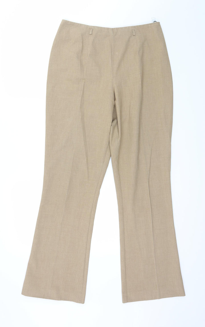 Klass Womens Brown Trousers Size 14 L30 in