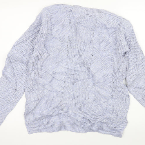 Marks and Spencer Womens Blue  Knit Pullover Jumper Size M