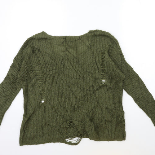 Atmosphere Womens Green  Knit Pullover Jumper Size 6