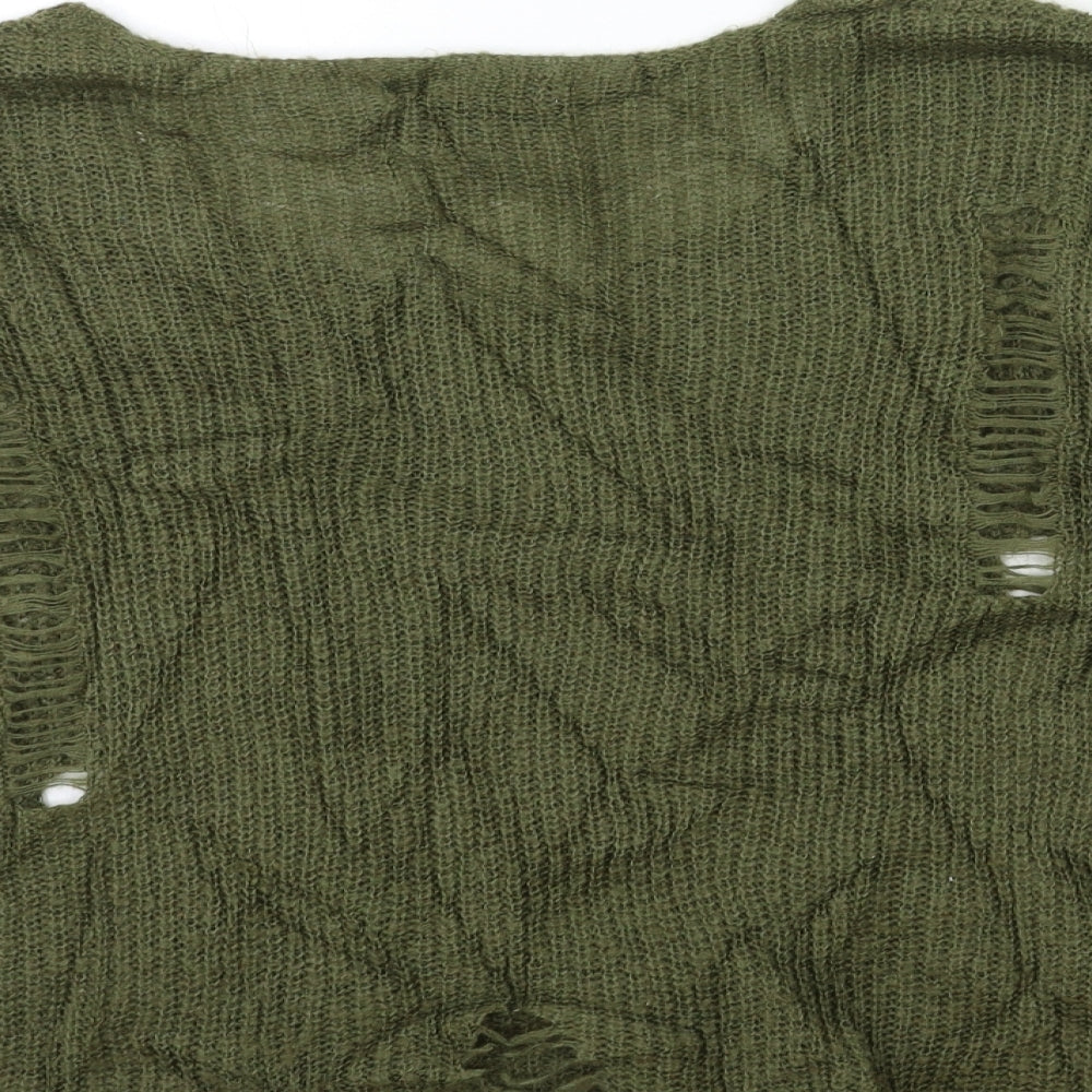 Atmosphere Womens Green  Knit Pullover Jumper Size 6