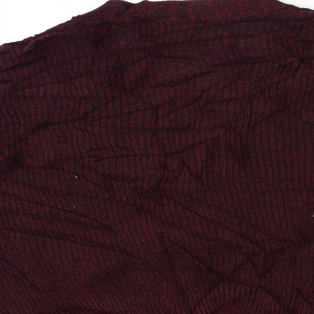 FOREVER 21 Womens Red  Knit Cardigan Jumper Size M