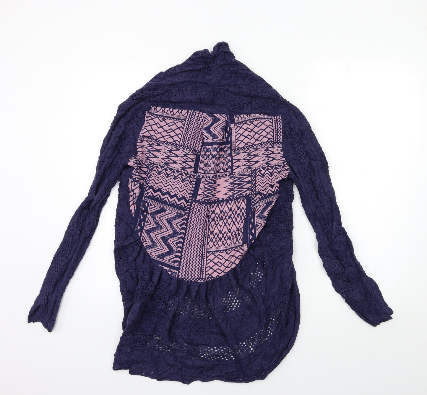 Oasis Womens Blue  Knit Cardigan Jumper Size S