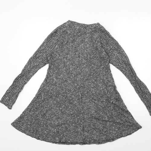 Boohoo Womens Grey  Knit Pullover Jumper Size 10