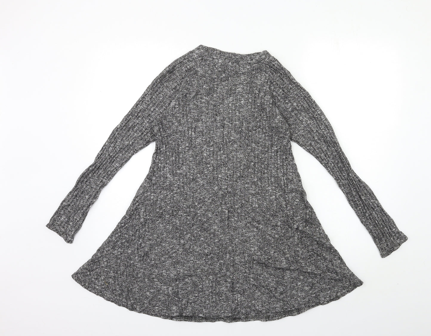 Boohoo Womens Grey  Knit Pullover Jumper Size 10