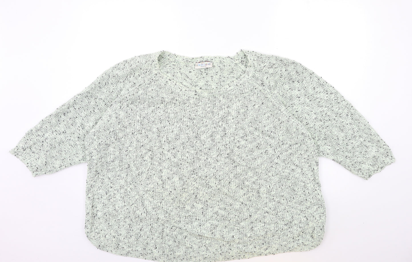 Marks and Spencer Womens Green  Knit Pullover Jumper Size 20