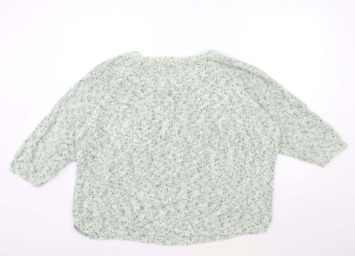 Marks and Spencer Womens Green  Knit Pullover Jumper Size 20