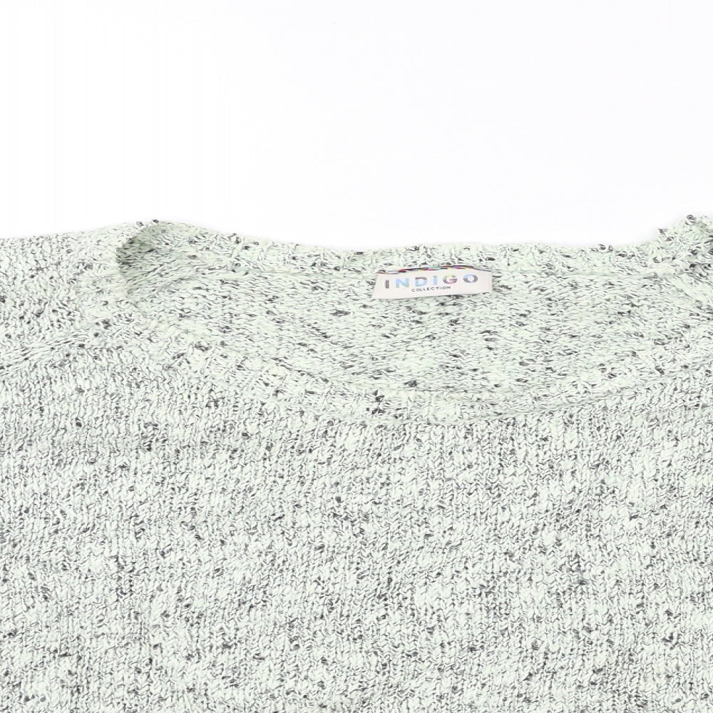 Marks and Spencer Womens Green  Knit Pullover Jumper Size 20