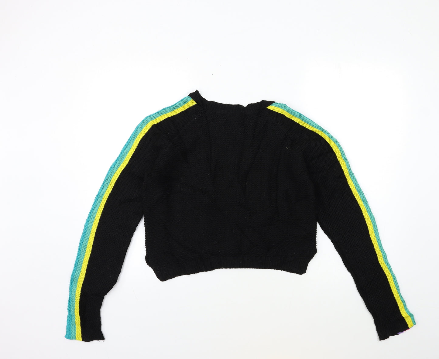 Primark Womens Black  Knit Pullover Jumper Size 6