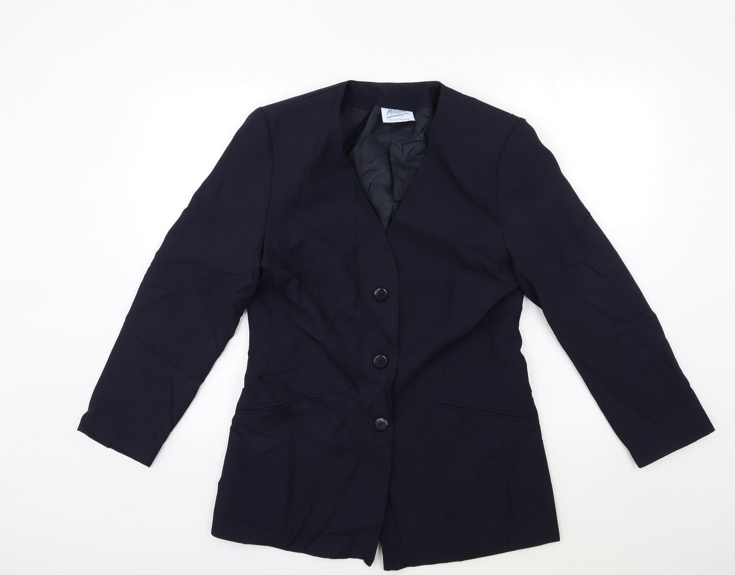 Meltemi Womens Blue   Jacket Blazer Size 12