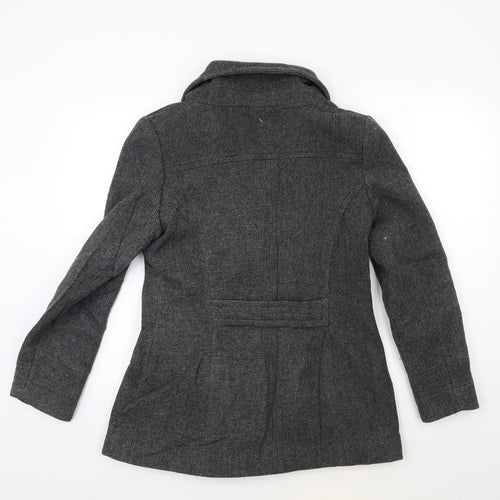 BHS Womens Grey   Overcoat Blazer Size 12
