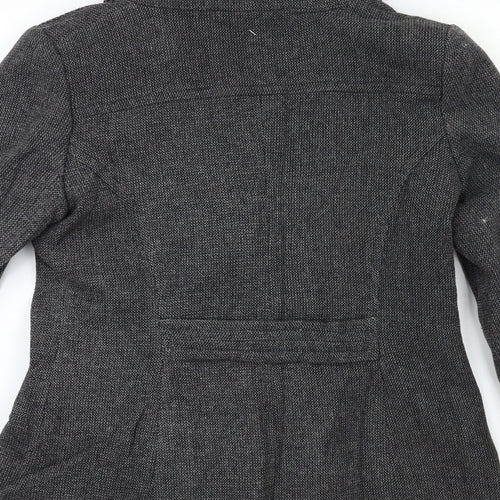 BHS Womens Grey   Overcoat Blazer Size 12