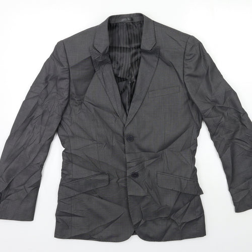 Butler & Webb Mens Grey   Jacket Suit Jacket Size 36