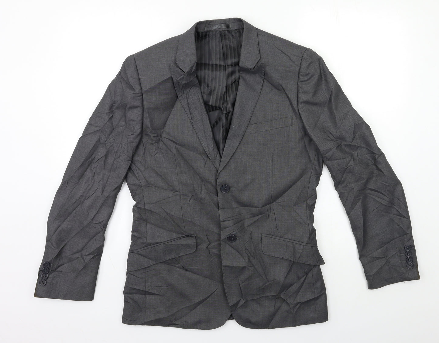 Butler & Webb Mens Grey   Jacket Suit Jacket Size 36