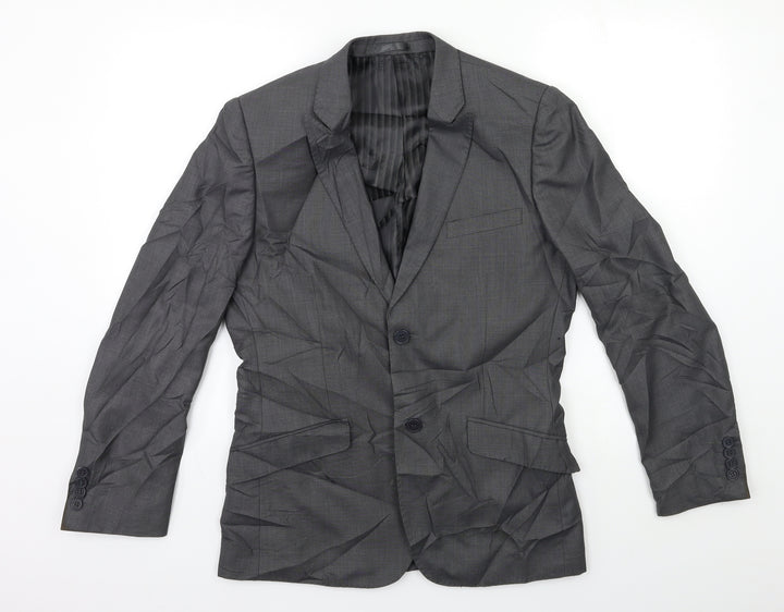 Butler & Webb Mens Grey   Jacket Suit Jacket Size 36